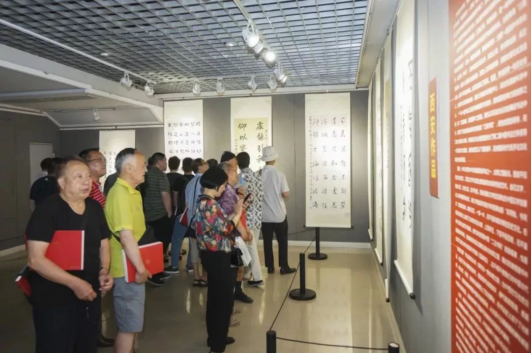 “秦韵徽风”——西安·合肥两市书法交流展在西安亮宝楼开幕(图12)