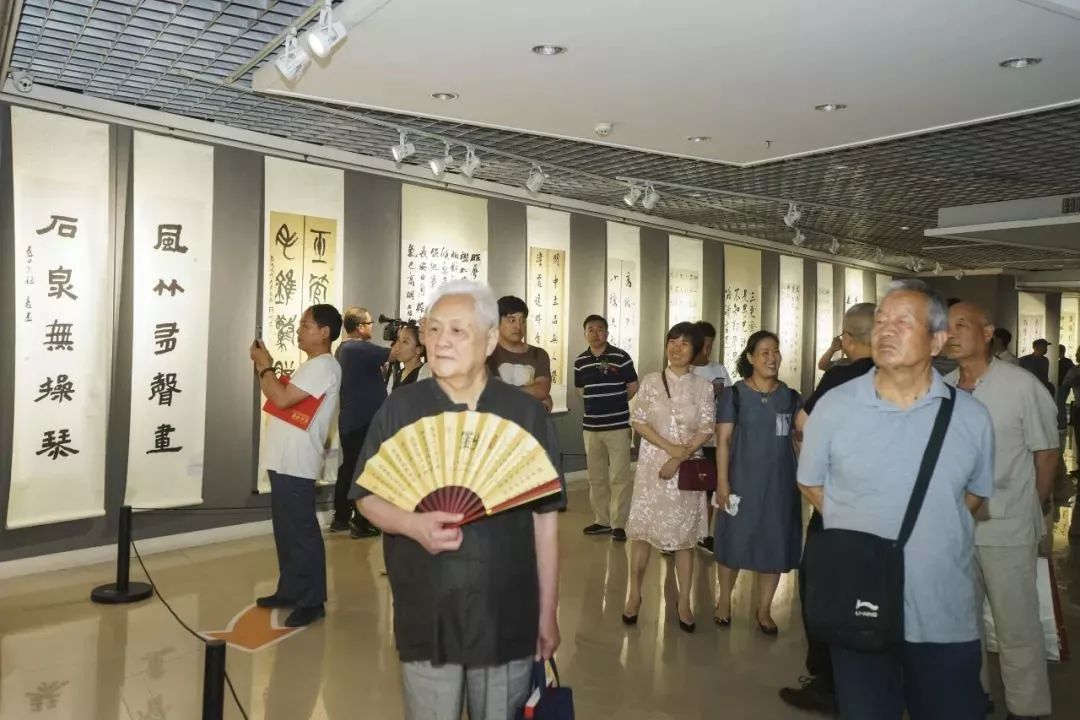“秦韵徽风”——西安·合肥两市书法交流展在西安亮宝楼开幕(图14)
