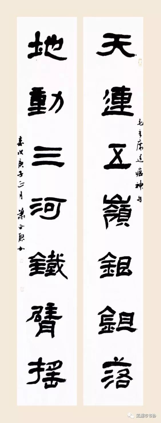 笔墨含深情，书法聚人心——安徽省各市书协在行动(图113)