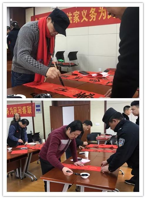 省暨合肥市书协送文化年货活动走进警营、社区、企业和春运一线(图6) 省暨合肥市书协送文化年货活动走进警营、社区、企业和春运一线(图6)