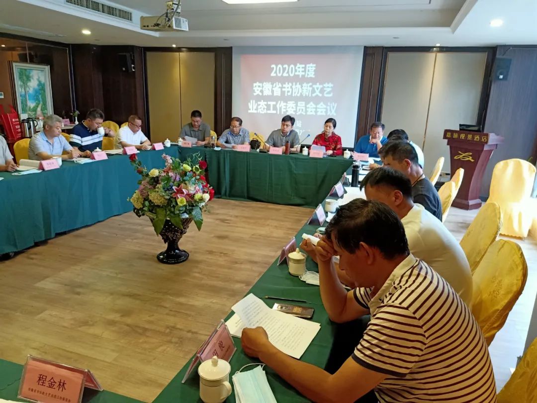 省书协新文艺业态工作委员会工作会议在池州召开(图4)