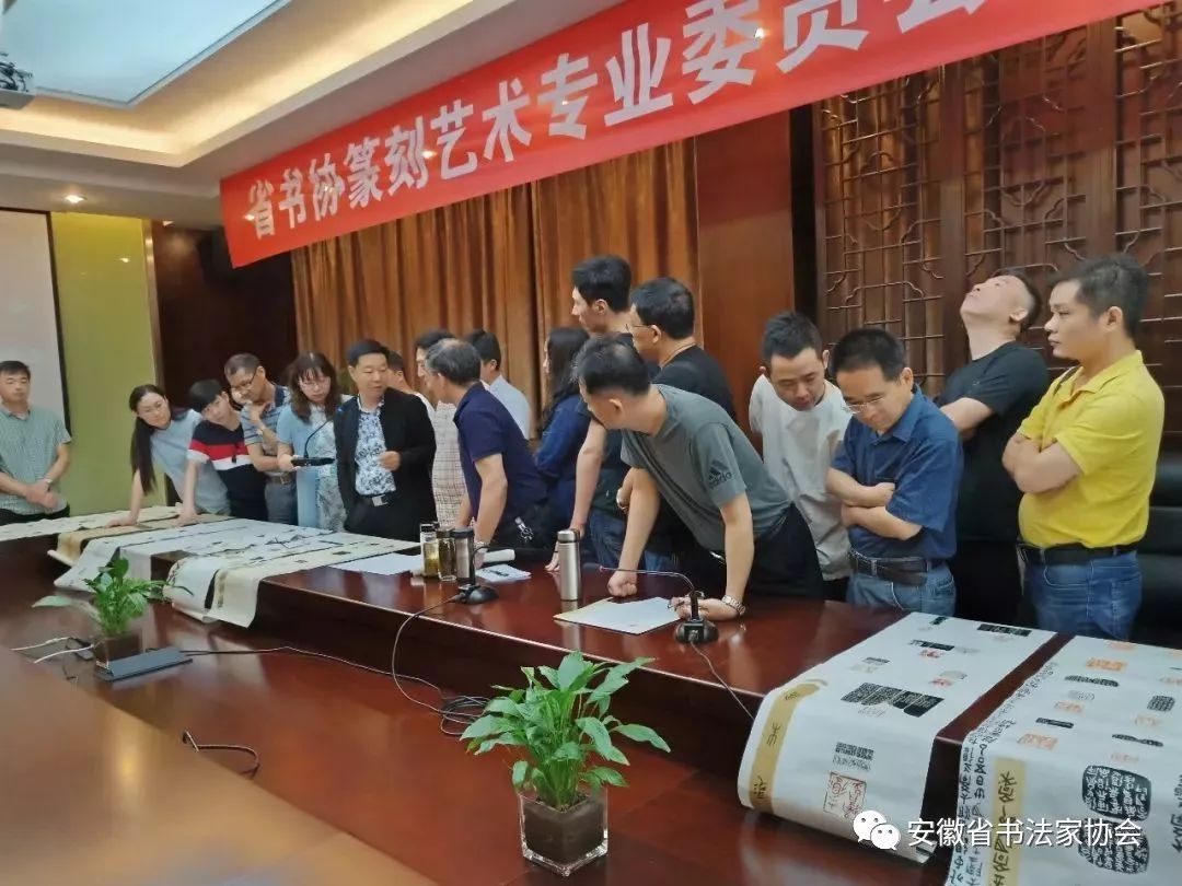 省书协篆刻艺术专业委员会工作会议暨骨干作者看稿会在肥召开(图9)