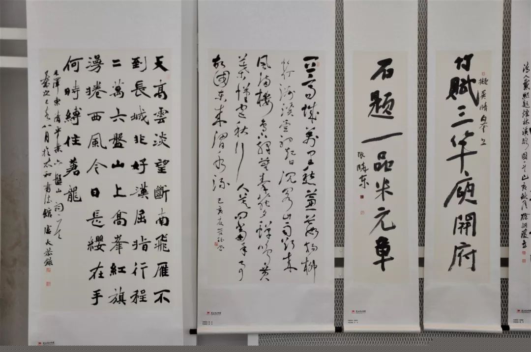 省书协文艺志愿服务活动 “我和我的祖国”阜阳市书法美术作品展在阜阳558文化创意园举行(图18)