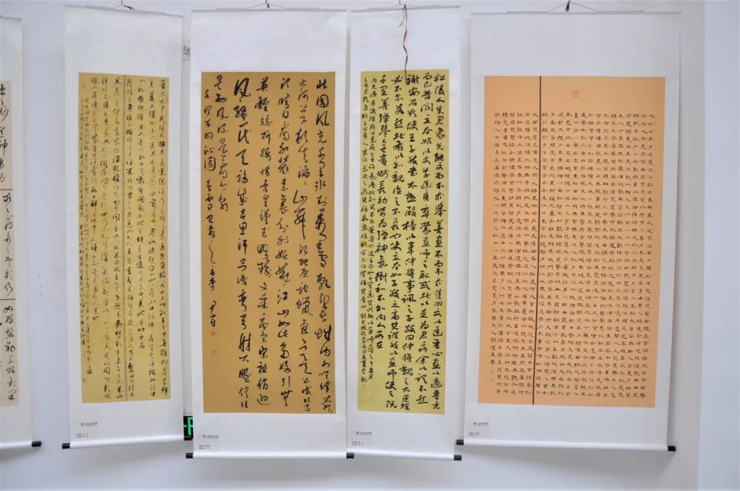 省书协文艺志愿服务活动 “我和我的祖国”阜阳市书法美术作品展在阜阳558文化创意园举行(图20)