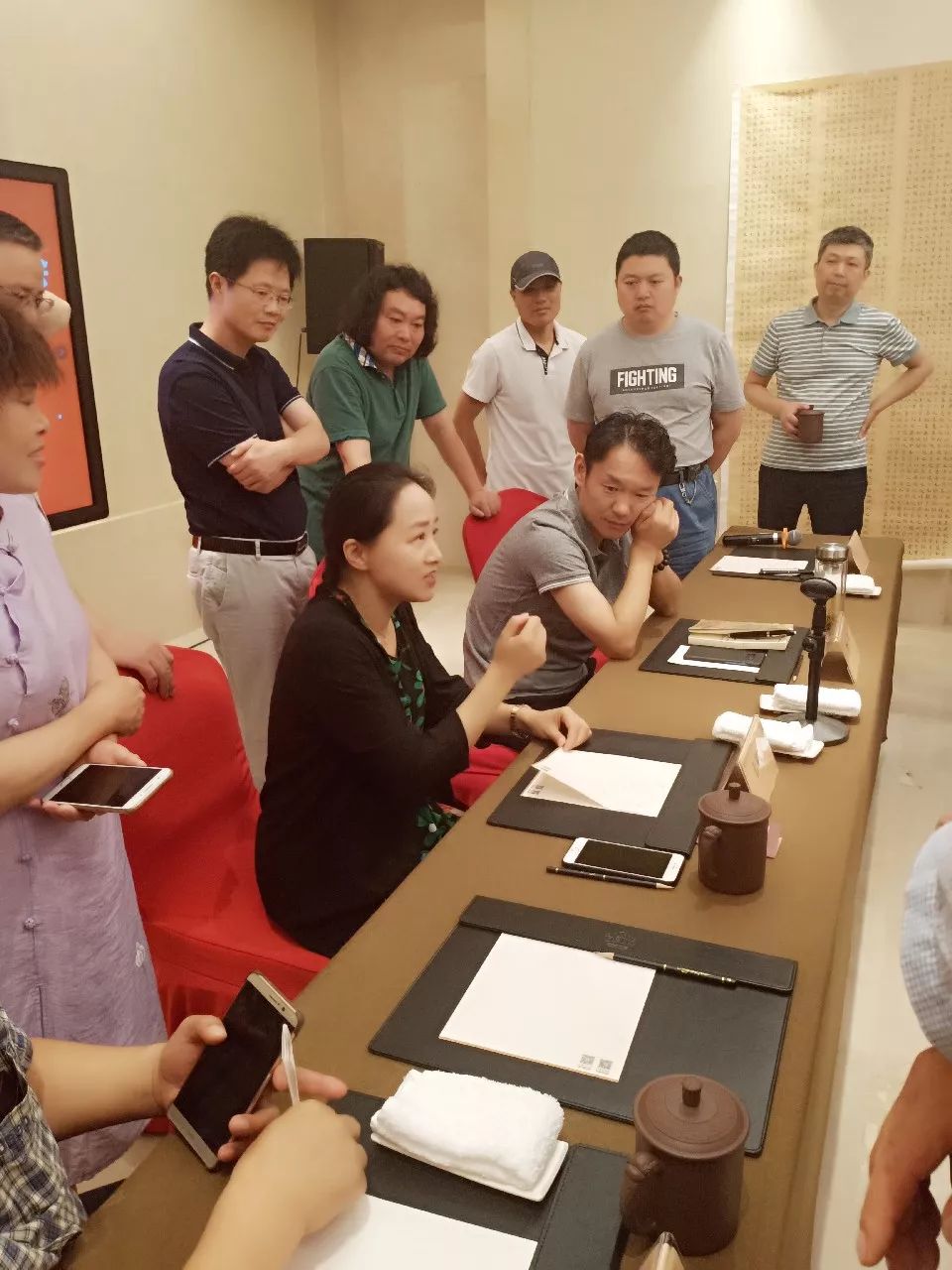 安徽省书法家协会楷书专业委员会工作会议在肥召开(图10)