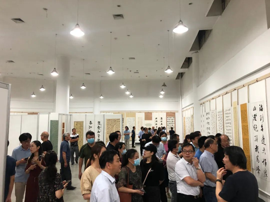 淮南市优秀获奖书家作品展在淮南市博物馆开幕(图6)