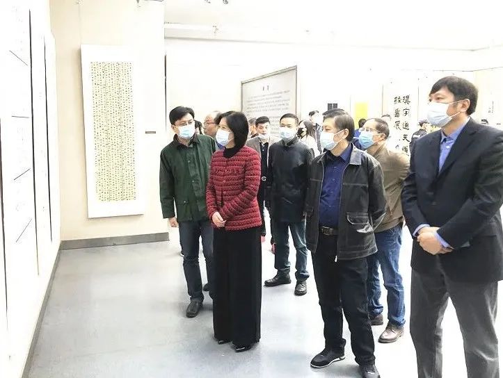 第四届安徽书法大展在合肥展出(图4)