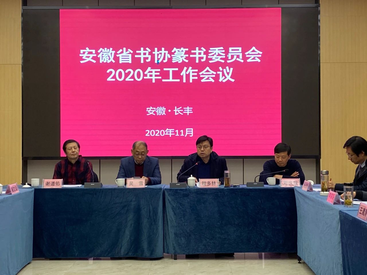安徽省书协篆书专业委员会2020年工作会议在长丰召开(图2)