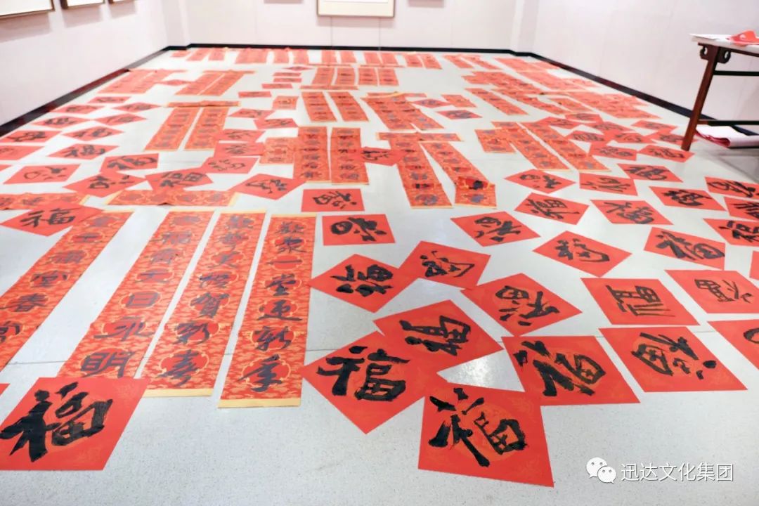 “送文化、送艺术,进商会、进企业”包河区书法家协会携手安徽迅达书画院书法名家送春联!(图4) 图片