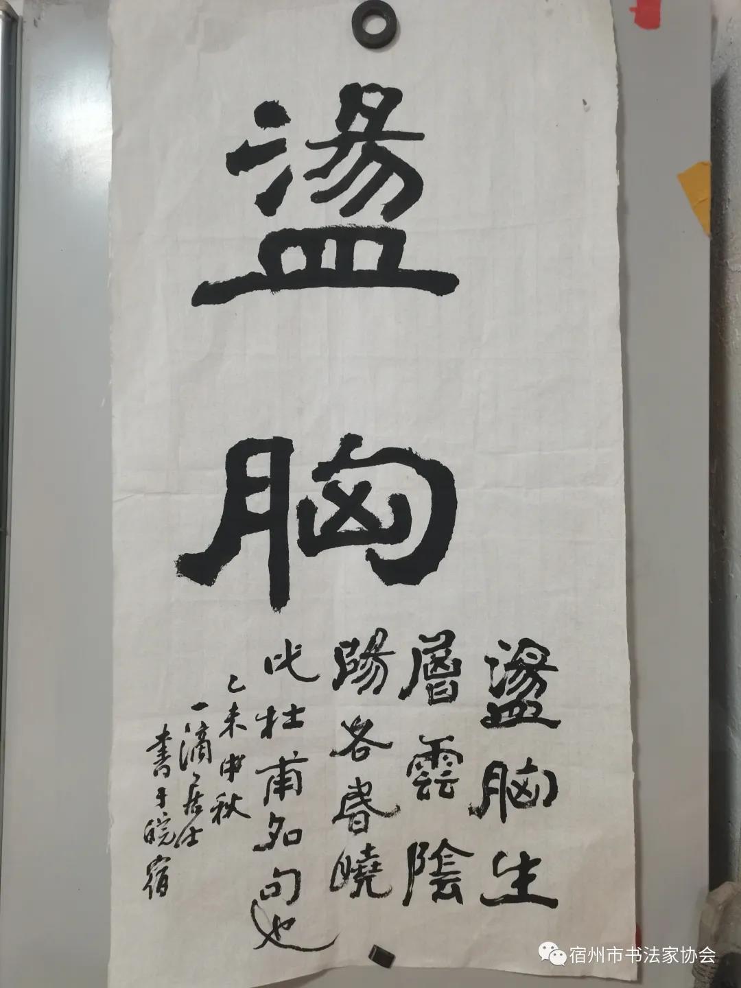 宿州市书协为百岁书家祝寿(图5)