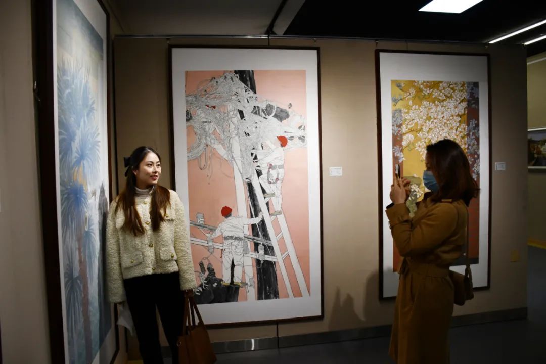 “巾帼心向党 喜迎二十大”——安徽省首届巾帼美术书法作品展在合肥开幕(图13) 图片